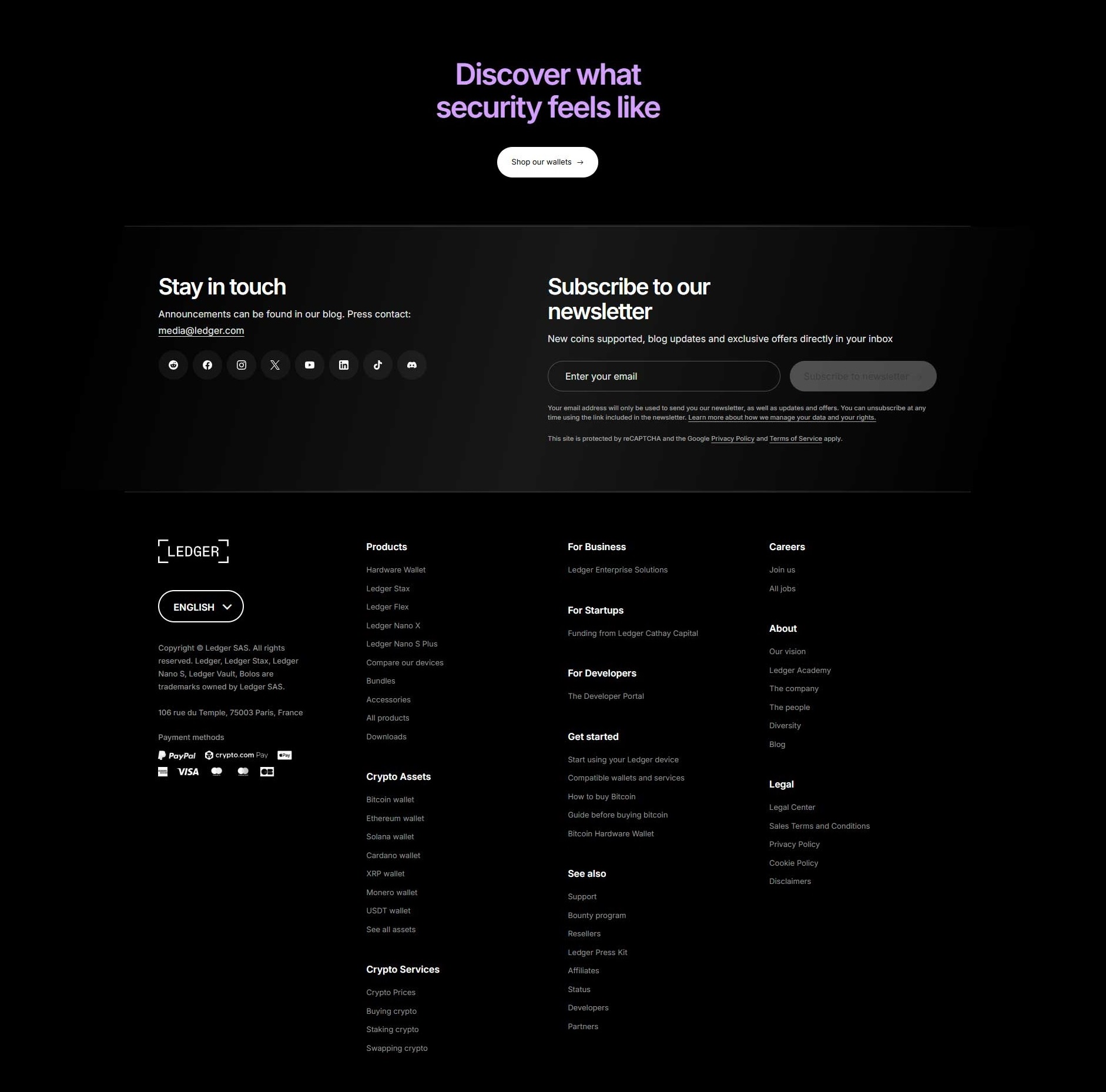 Ledger about